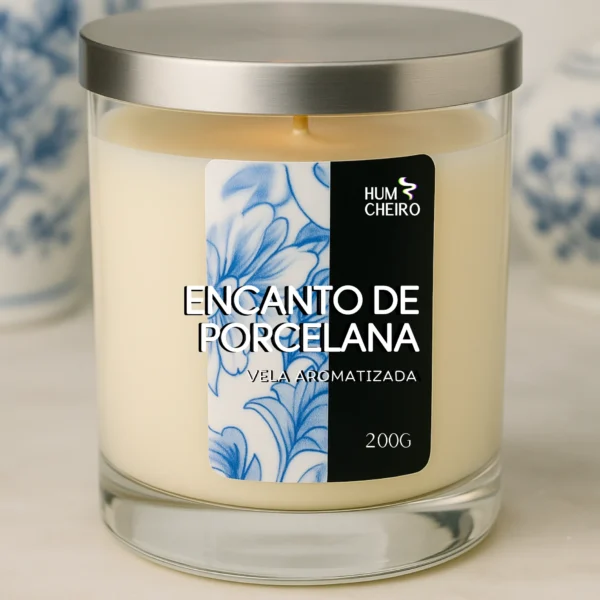 Vela Aromática Encanto de Porcelana - 200g