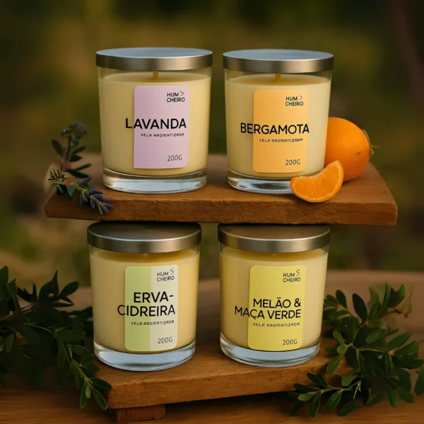 Velas Aromáticas: Linha Clássica
