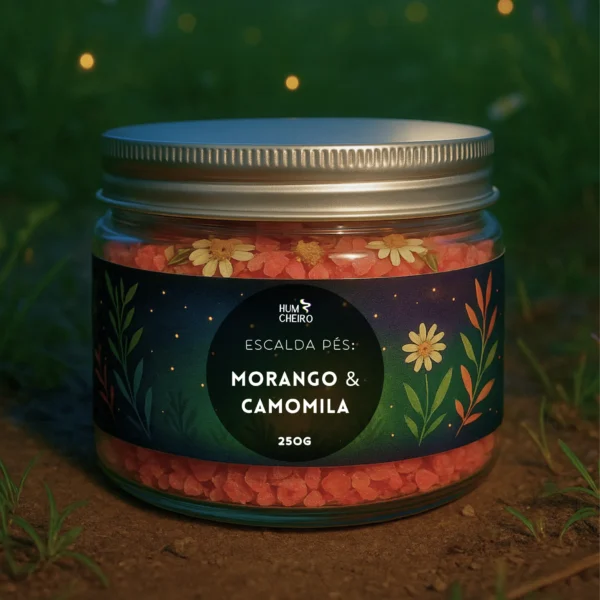 Escalda Pés - Morango & Camomila