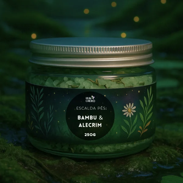Escalda Pés - Bambu e Alecrim