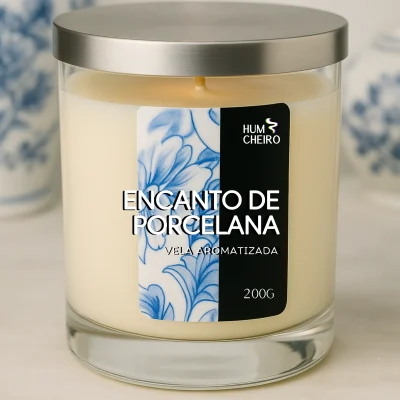 Vela Aromática Encanto de Porcelana - 200g