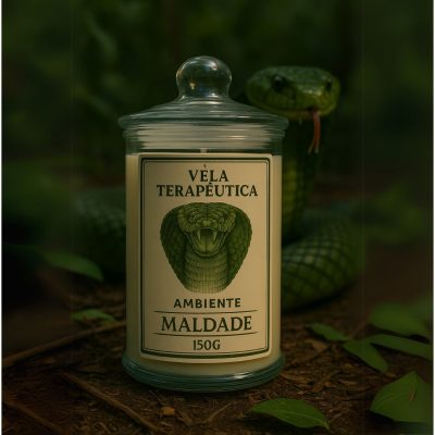 Vela Terapêutica Cobra - Maldade - 150g