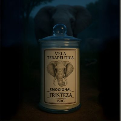 Vela Terapêutica - Elefante - Tristeza - 150g