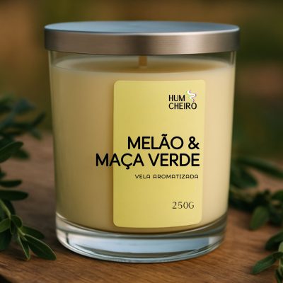 Vela Aromática - Melão e Maça Verde - 250g