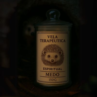 Vela Terapêutica Ouriço - Medo - 150g