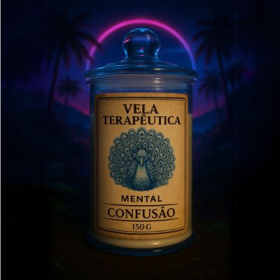 Vela Terapêutica Pavão - Confusão - 150g