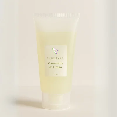 Álcool em Gel com Camomila e Limão