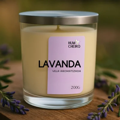 Vela Aromática - Lavanda