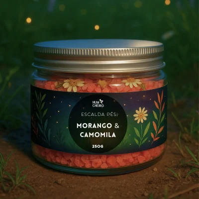 Escalda Pés - Morango & Camomila