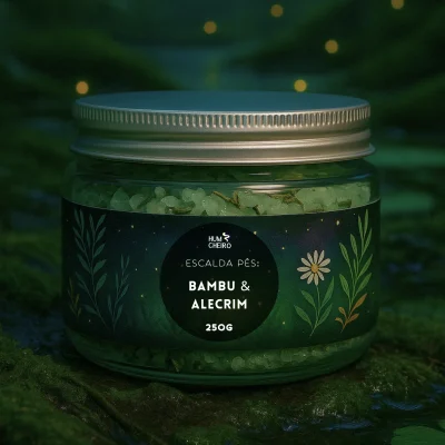 Escalda Pés - Bambu e Alecrim