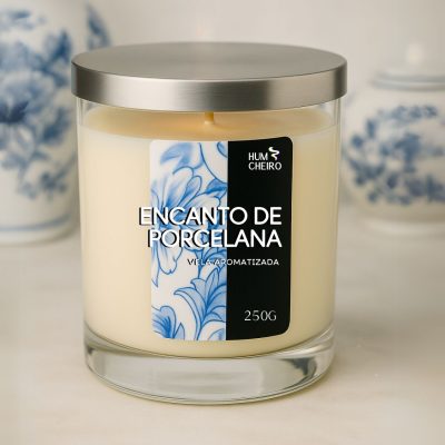 Vela Aromática Encanto de Porcelana - 250g