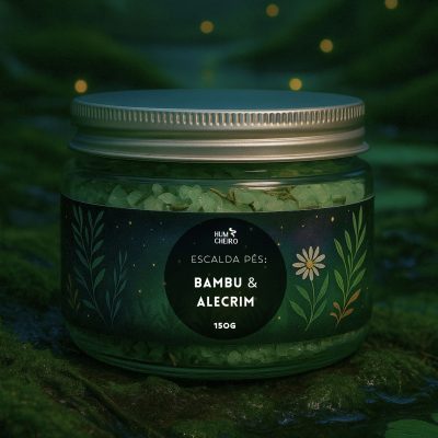Escalda Pés - Bambu e Alecrim
